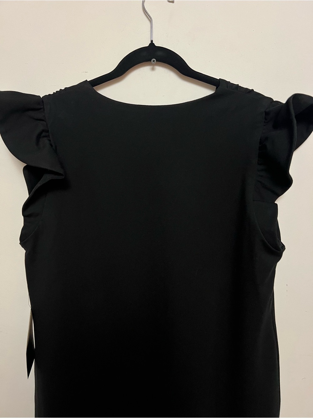 Pomander Place Tuckernuck Miko Dress Black Flutter Sleeve XL - Picture 11 of 15